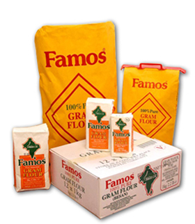 Famos gram flour range